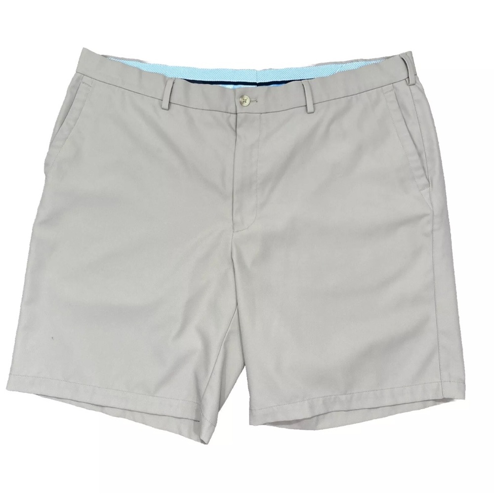 Peter Millar Crown Sport Salem Performance Shorts Mens Size 40 Stone Khaki Golf